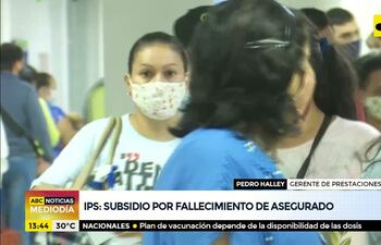 Subsidio por fallecimiento de asegurado de IPS