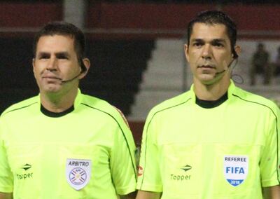 Christian Aquino González (izq.), en compañía de Mario Díaz de Vivar.