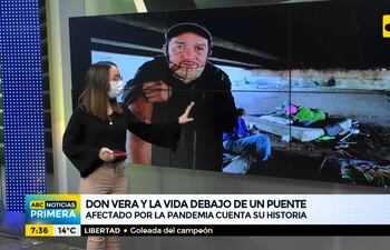 Don Vera y la vida debajo de un puente