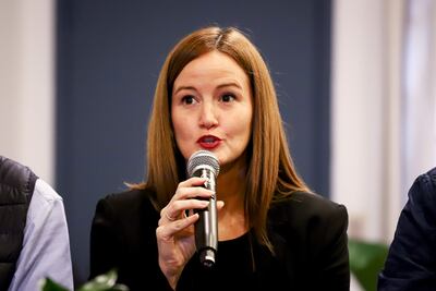 Soledad Núñez, candidata a la vicepresidencia de la República en las Elecciones Paraguay 2023 por la Concertación Nacional.