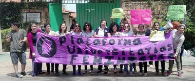 La Plataforma de Universitarias Feministas (PUF) viene apoyando fuertemente a Alexa Torres quien enfrenta un juicio oral contra el sacerdote quien la acosó sexualmente cuando esta trabajaba en la parroquia.