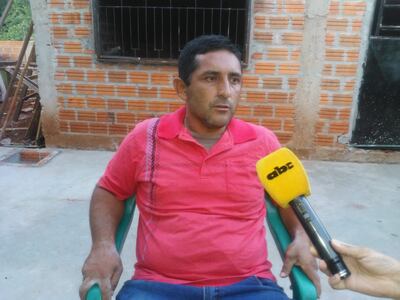 Miguel Ramón Denis (40), un trabajador de la construcción que el lunes pasado fue víctima de un robo, de acuerdo a su denuncia.