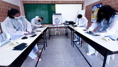 Los laboratorios de la carrera de Criminalística se encuentran muy bien equipados.