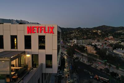 Netflix on Thursday reported cooling subscriber growth as fierce competition and the pandemic weigh heavy despite hits like "Squid Game" and "Money Heist."
(Photo by Robyn Beck / AFP)