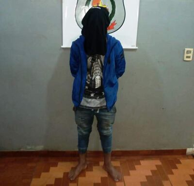 Matías Franco Álvarez, quedó detenido y a disposición del Ministerio Público.