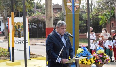 Andrés Baranski, presidente de la Asociación Ucraniana Cultura Prosvita.