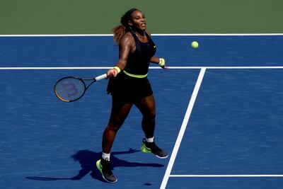 Serena Williams debutó con un triunfo en Cincinnati.