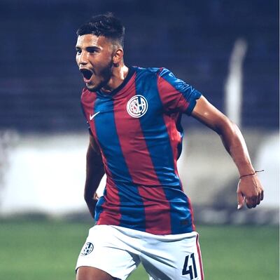 Iván Leguizamón, 19 años, el paraguayo que se está destacando en San Lorenzo.