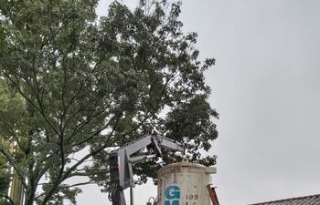 Un tanque de reserva de oxígeno del hospital respiratorio de Encarnación fue trasladado al hospital distrital de Tomás Romero Pereira.