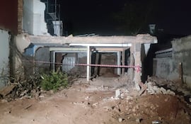 Sitio en donde sucedió el accidente donde falleció como Guido Leguizamón Díaz, de 33 años.