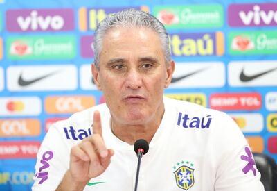 Tité habló en conferencia de prensa del juego ante Uruguay.