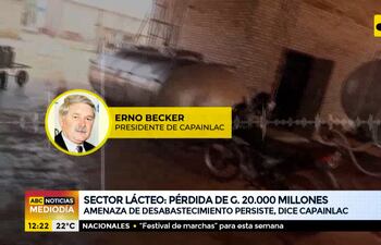 El gremio anunció el desabastecimiento de productos lácteos en gran parte del territorio nacional.