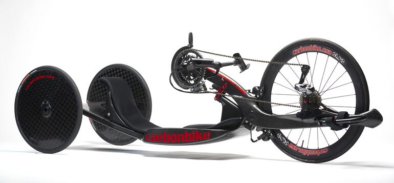 La Handbike CarbonBike está fabricada en Estados Unidos