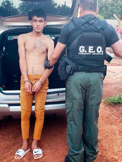 El detenido José Duarte.