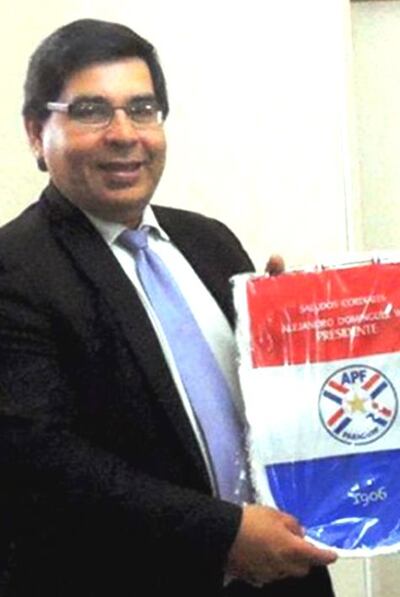 Carlos Aníbal Ortega Morel, presidente de River Plate.