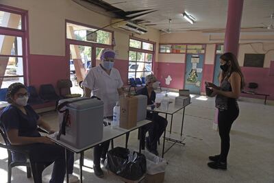 Vacunatorio del Hospital San Pablo.