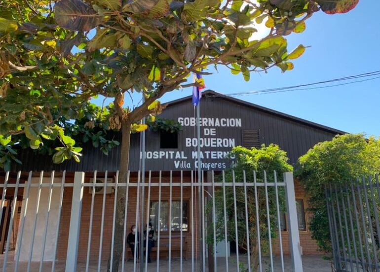 Fachada del Hospital Materno Infantil de Villa Choferes del Chaco.