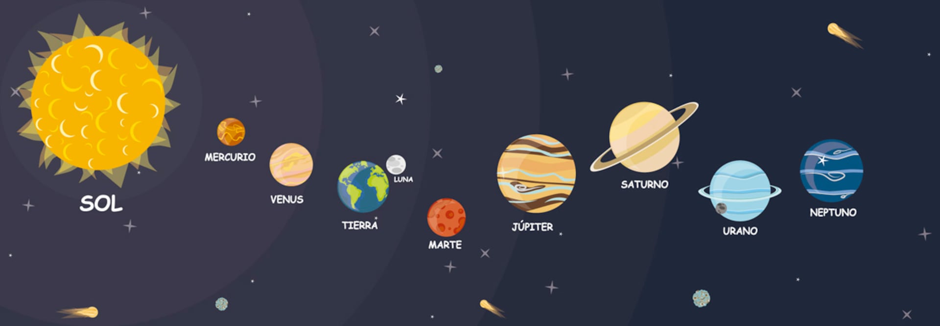 dibujos impresionantes de planetas