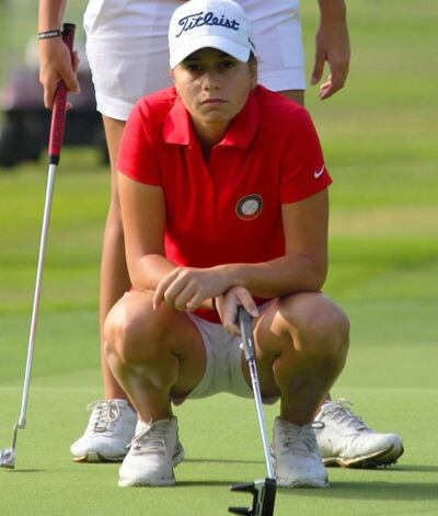Milagros Chaves, golfista profesional paraguaya.