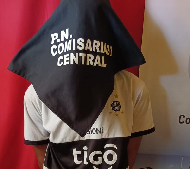 Diego Armando González Garay, de 25 años, detenido.