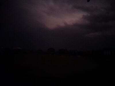 Temporal en Santiago, departamento de Misiones