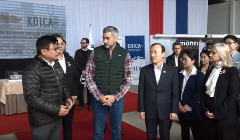 El presidente de la República, Mario Abdo Benítez