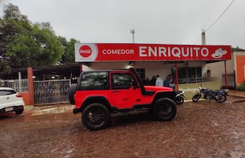 Local donde se produjo un homicidio esta mañana.