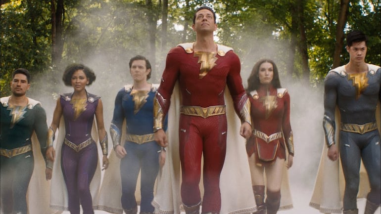 Shazam la furia de los dioses película