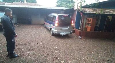 El furgón fue localizado en un inquilinato en el barrio Los Jazmines de Ciudad del Este.