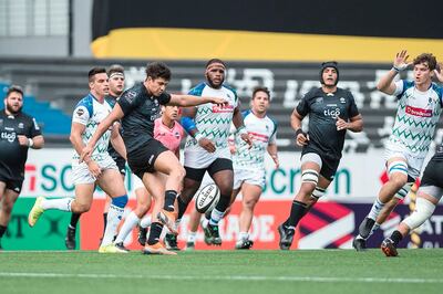 En su último partido, Olimpia Lions se impuso a Cobras Brasil XV por 19-15 y clasificó a las semifinales. Foto: SLAR