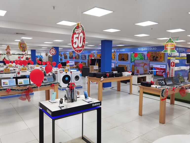 Hay descuentos de hasta 50% en distintos productos.