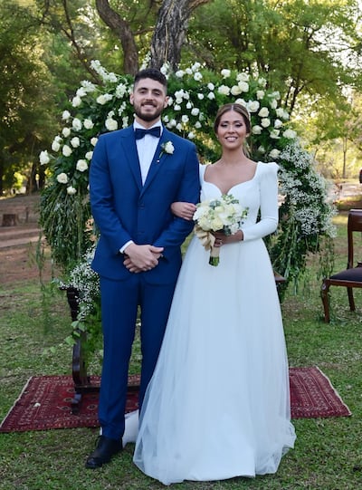 Contrajeron matrimonio Carlos Maggi Velilla y Diana Velázquez Sanabria.