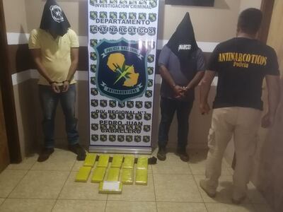 Álex Bruno Díaz y Elvio González Jara, detenidos.