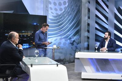 Elzear Salemma (d) y Gustavo Volpe (i) participaron del programa En Detalles, con Enrique Vargas Peña.