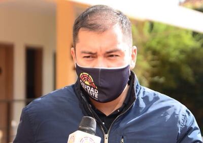 Miguel Prieto, intendente de Ciudad del Este, dio positivo a covid.