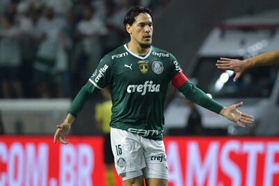 Gustavo Gómez, capitán del Palmeiras.