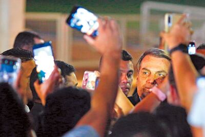 El presidente de Brasil Jair Bolsonaro tuvo un fuerte respaldo de los evangélicos de su país para ganar las elecciones en 2018. La congregación tiene fuerte presencia en el Congreso brasileño.