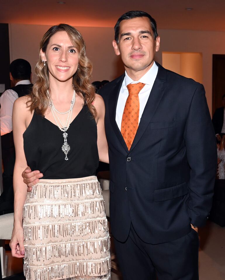 Valeria Carrón y Eberhard Heydel.
