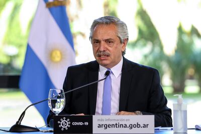 Alberto Fernández, presidente de Argentina.