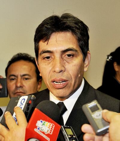 Óscar Rubén Velázquez Gadea, excontralor general de la República condenado a cuatro años de prisión por lesión de confianza.