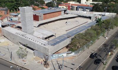 La obra del Memorial 1A se encuentra casi paralizada desde hace unos meses.