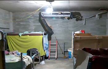 Esta era la habitación donde dormían los paraguayos en la fábrica de cigarrillos en Brasil.