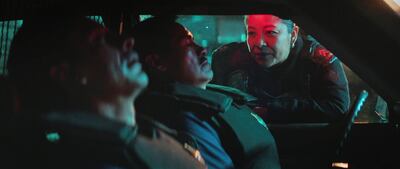 Escena de "Una película de policías", del cineasta mexicano Alonso Ruizpalacios, que el próximo 5 de noviembre debutará en Netflix.