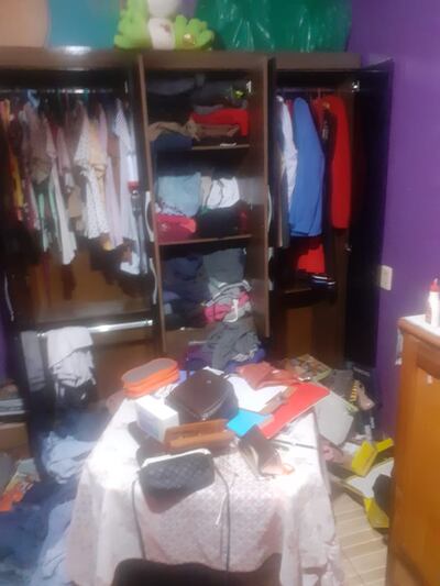 Los malvivientes revolvieron toda la casa en busca de objetos de valor.