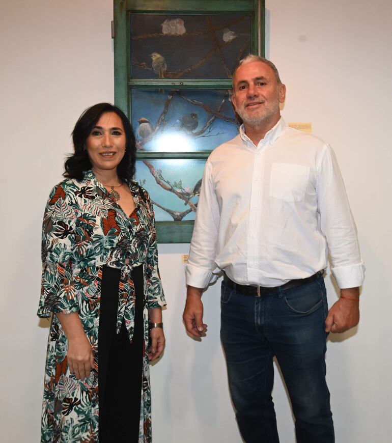 Silvia Torres y Mario Paciaroni.