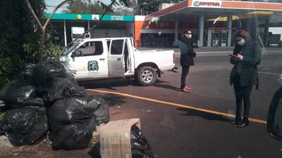 Constataron mala disposición de desperdicios.