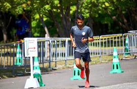 Ayala corrió su primera maratón desde los Juegos Olímpicos.