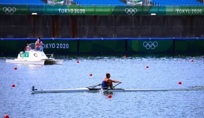 Remera paraguaya Alejandra Alonso pasó a cuartos de final  en los Juegos Olímpicos Tokio 2020. (Foto COP)