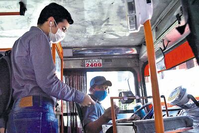 Se aconseja el pago del pasaje con el billetaje electrónico para evitar el intercambio de dinero que podría estar contaminado.