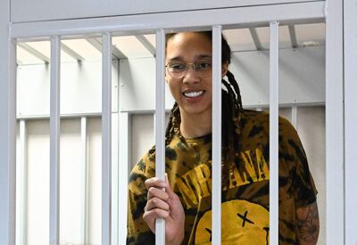 La basquetbolista estadounidense Brittney Griner, devuelta a los Estados Unidos a cambio del traficante de armas ruso Viktor But.